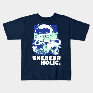 Sneaker Holic Blue Mint Kids T-Shirt